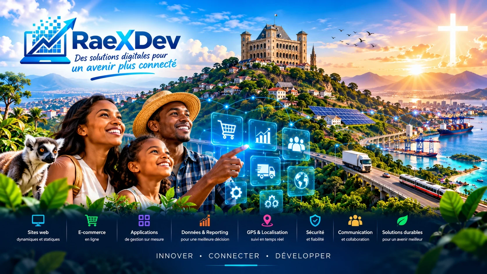 RaeXDev : Madagascar connecté, innovation numérique, écologie et avenir souriant